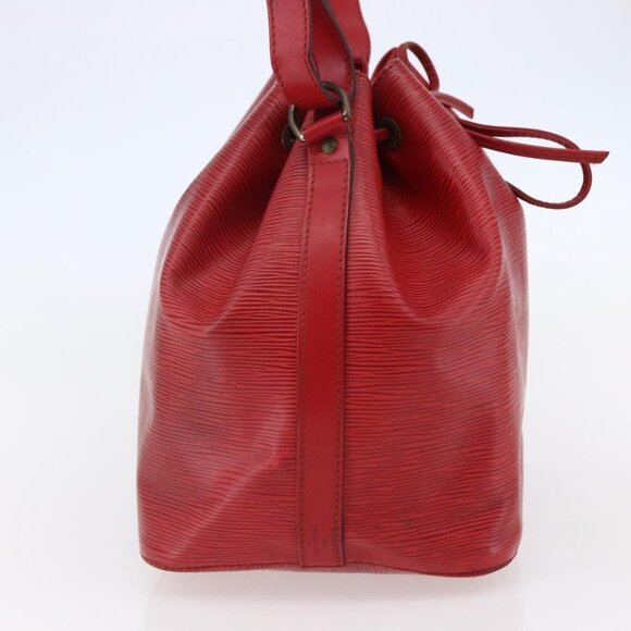 LOUIS VUITTON Epi Petit Noe Shoulder Bag Red - Picture 4 of 14